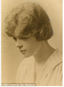 Under age munitions worker Mabel Lethbridge